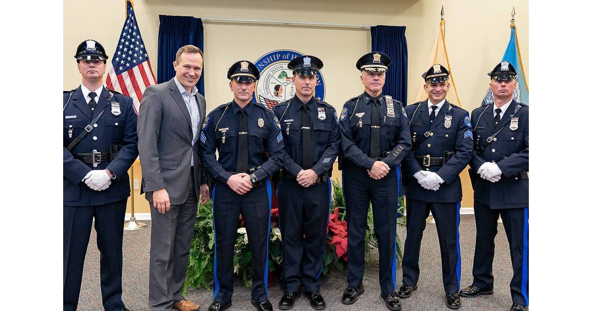 Hamilton Police Officers Burger, Kenna Promoted Hamilton/Robbinsville