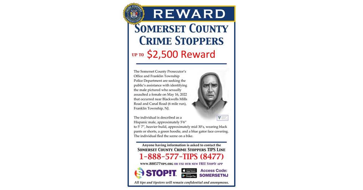 Crime Stoppers Offers $2,500 Reward Leading to Arrest in Sex Assault ...