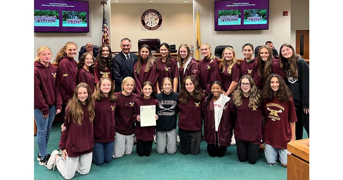 Committee Honors Undefeated Hillsborough Middle School Lacrosse Team