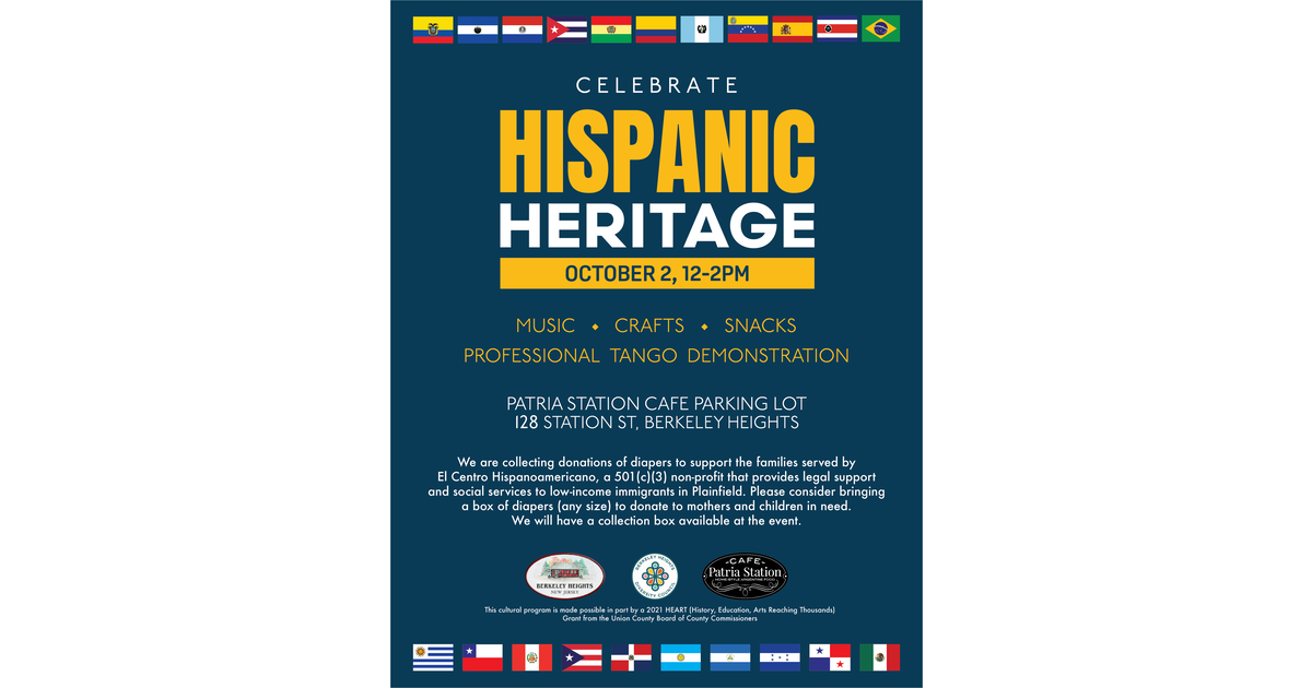 Berkeley Heights Celebrates National Hispanic Heritage Month October 2 ...