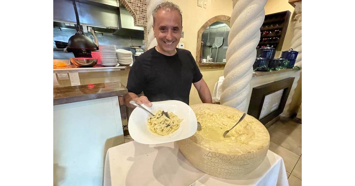 Calling All Pasta and Cheese Lovers Check Out Cheese Wheel Pasta at