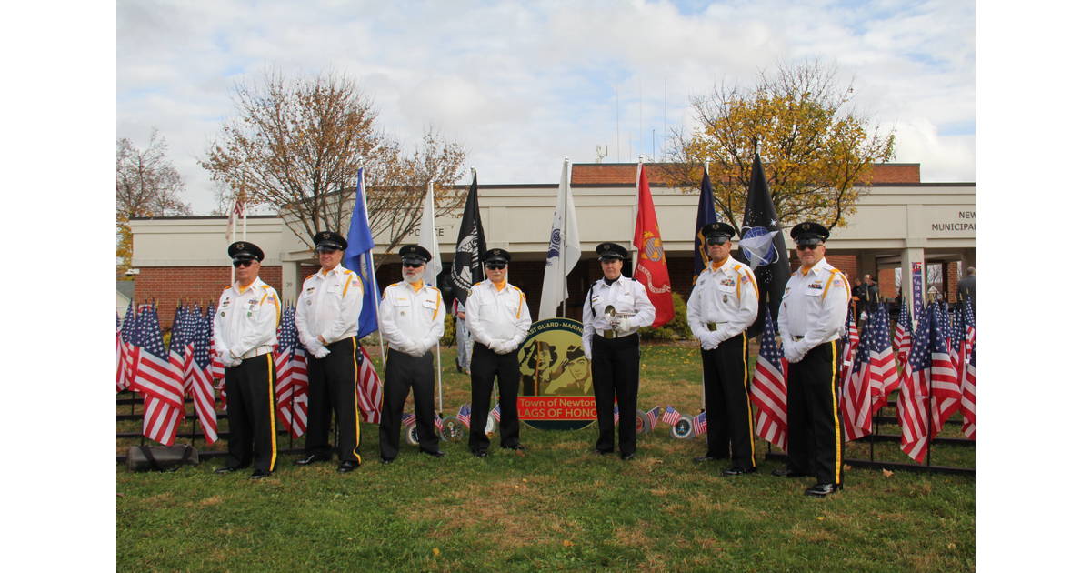Town of Newton Dedicates 97 Flags of Honor in 2022 Ceremony Newton