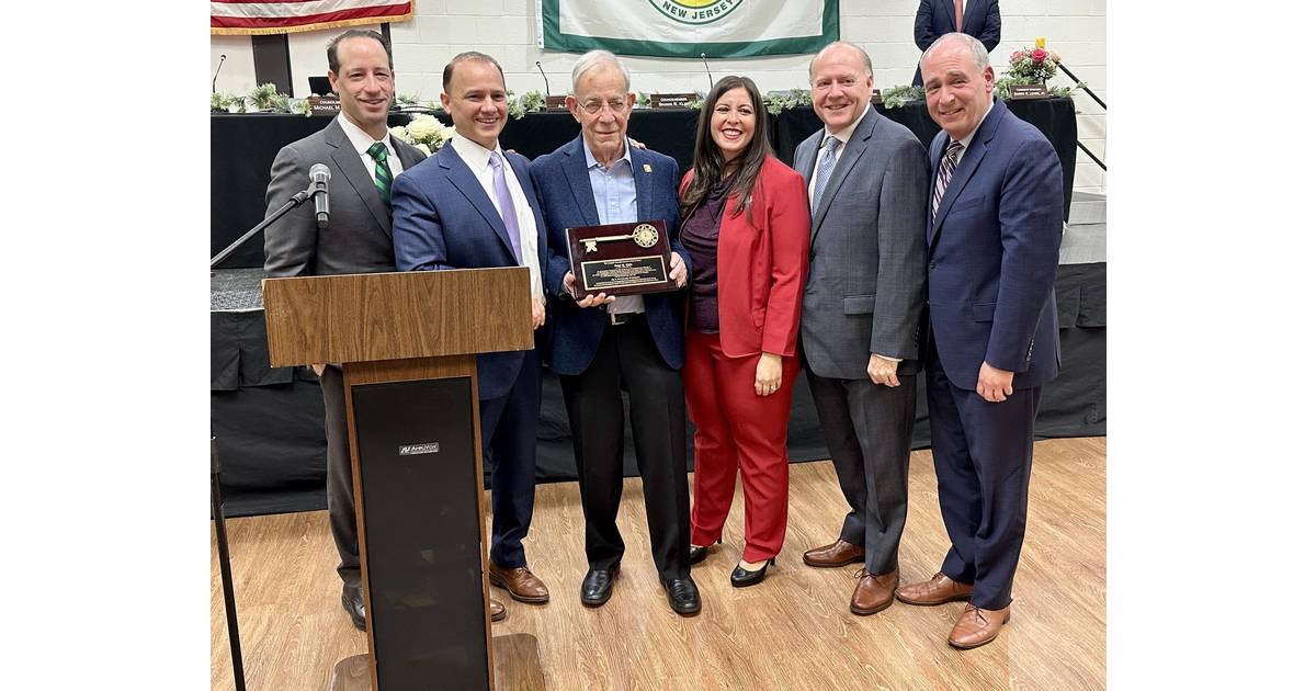 Livingston Planning Board Chairman Receives Key to the City and