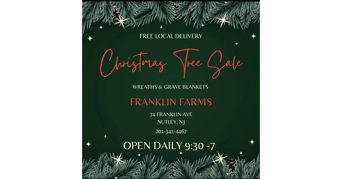It Smells Like Christmas at Nutley's Franklin Farms! Get Your Tree