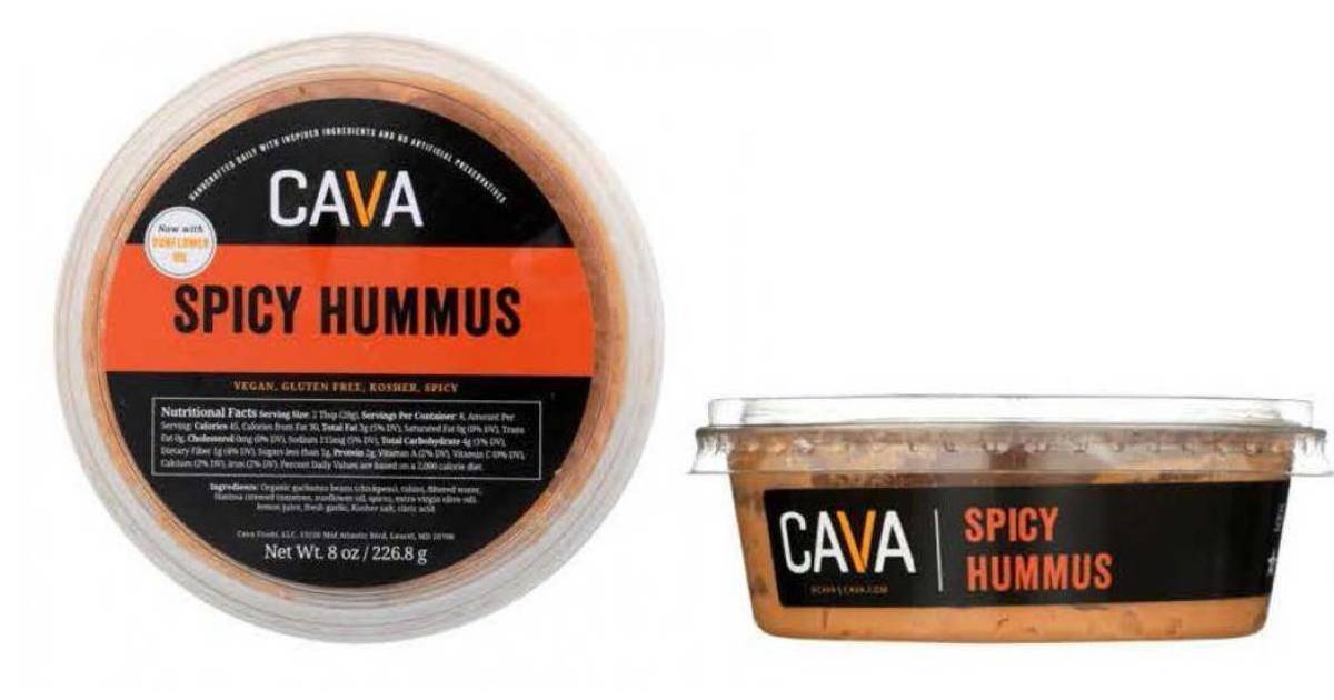 Allergy Alert Issued for Cava Spicy Hummus Morristown, NJ News TAPinto