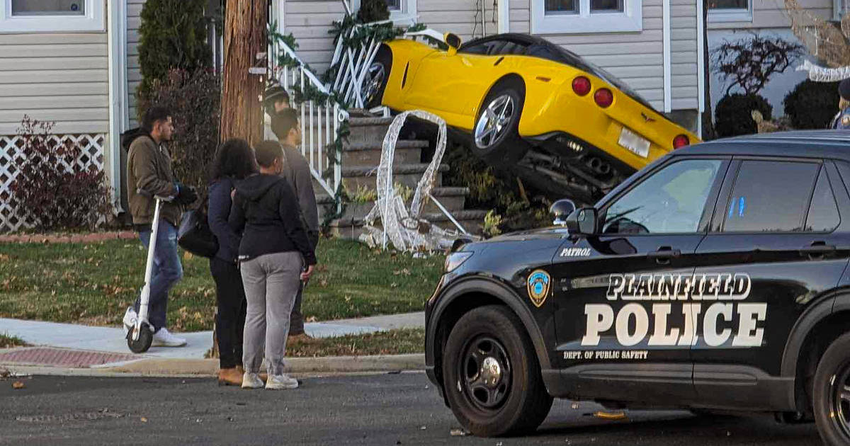 Car Crashes Into Home on E Second Street in Plainfield Plainfield, NJ