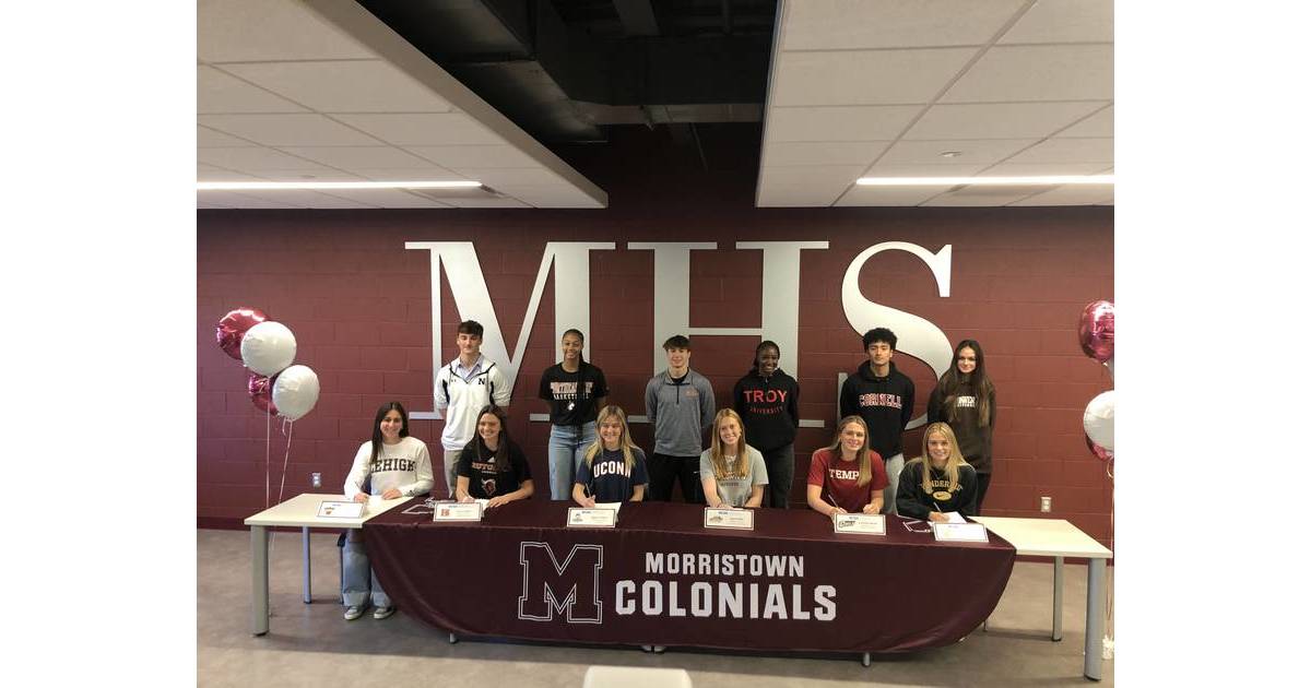 Signing Day 2023 12 Morristown High School Athletes Will Continue