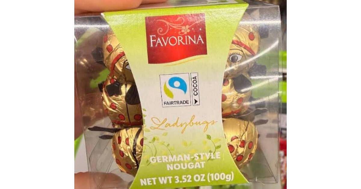 Lidl Recalls Favorina Chocolate Ladybugs Sold in New Jersey Due to