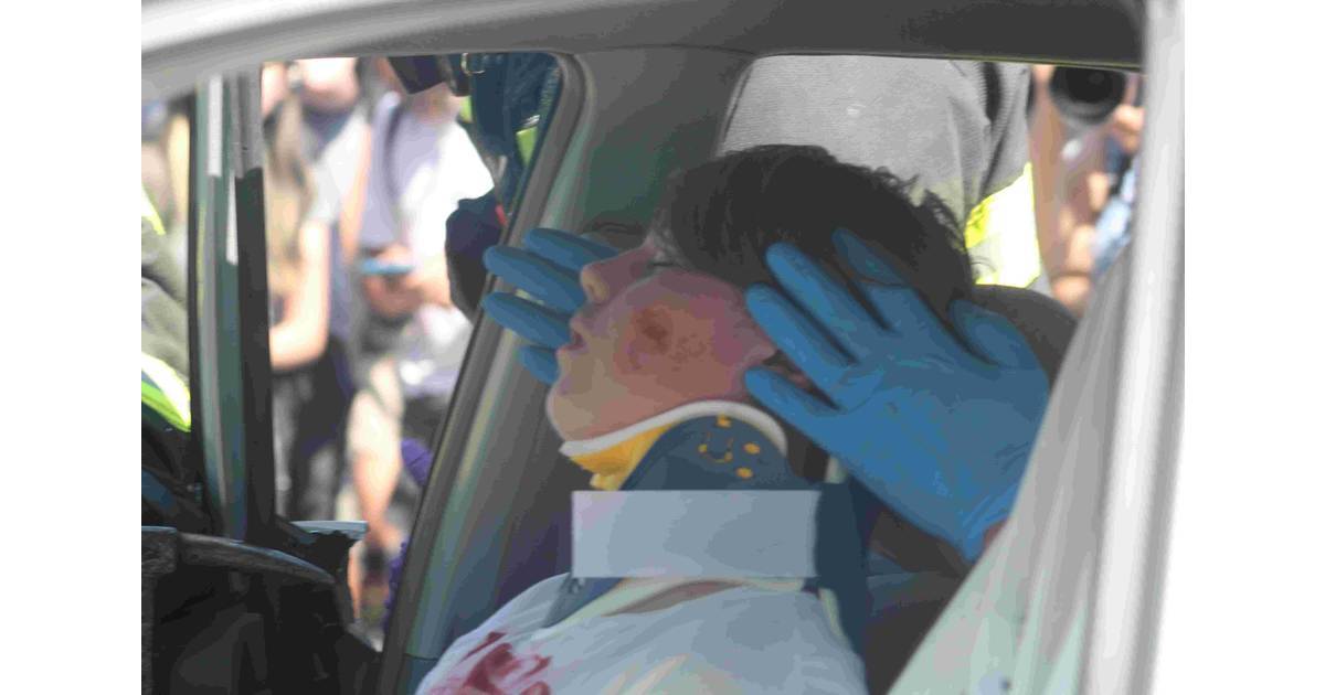 Annual Mock Crash Shows Bayonne High School Students the Consequences