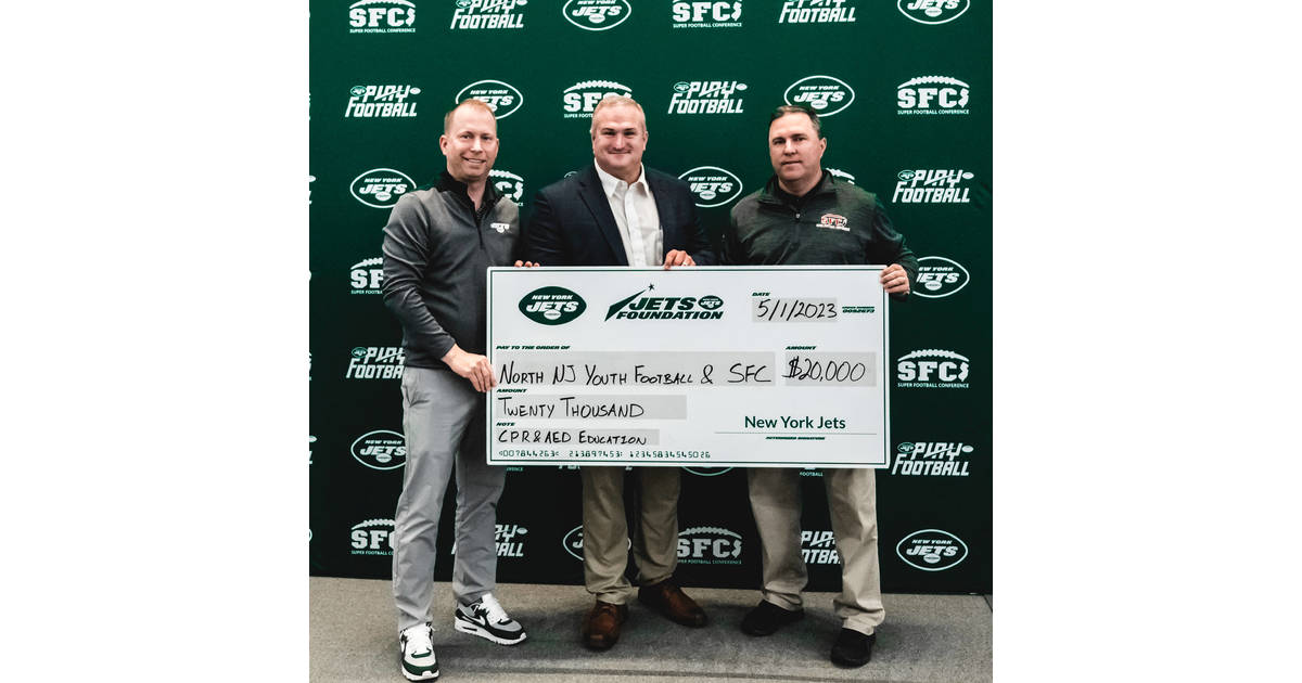 New York Jets and Atlantic Health System Announce CPR and AED Education Sessions for Youth 
