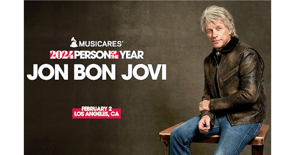 Jon Bon Jovi to Be Honored as 2024 MusiCares® Person of the Year