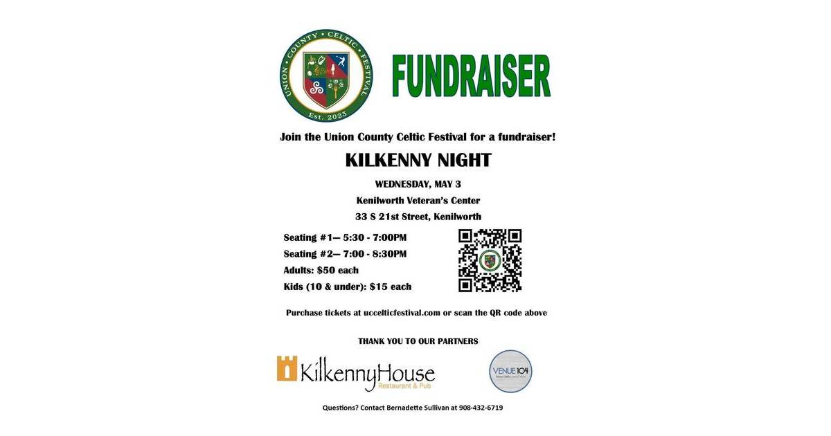 Kilkenny Comes to Kenilworth Cranford, NJ News TAPinto