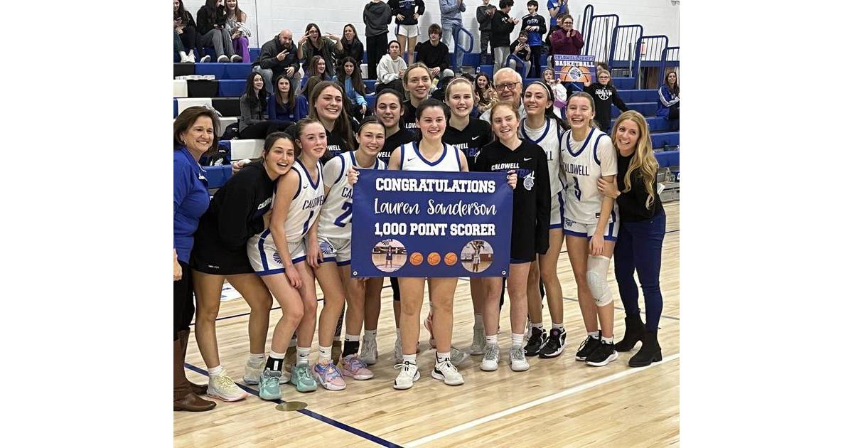 Girls Basketball Sanderson Scores 1,000th Career Point in Caldwell Win