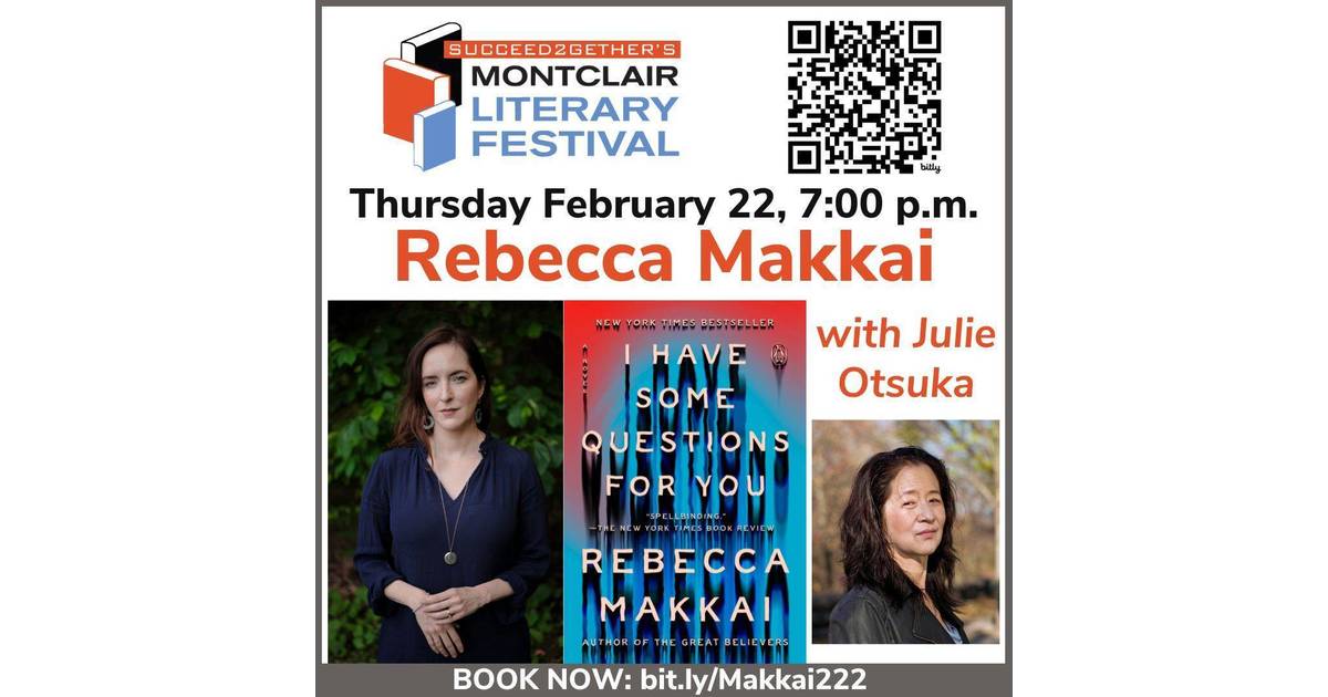 Bestselling Author Rebecca Makkai coming to Montclair, Feb. 22 ...