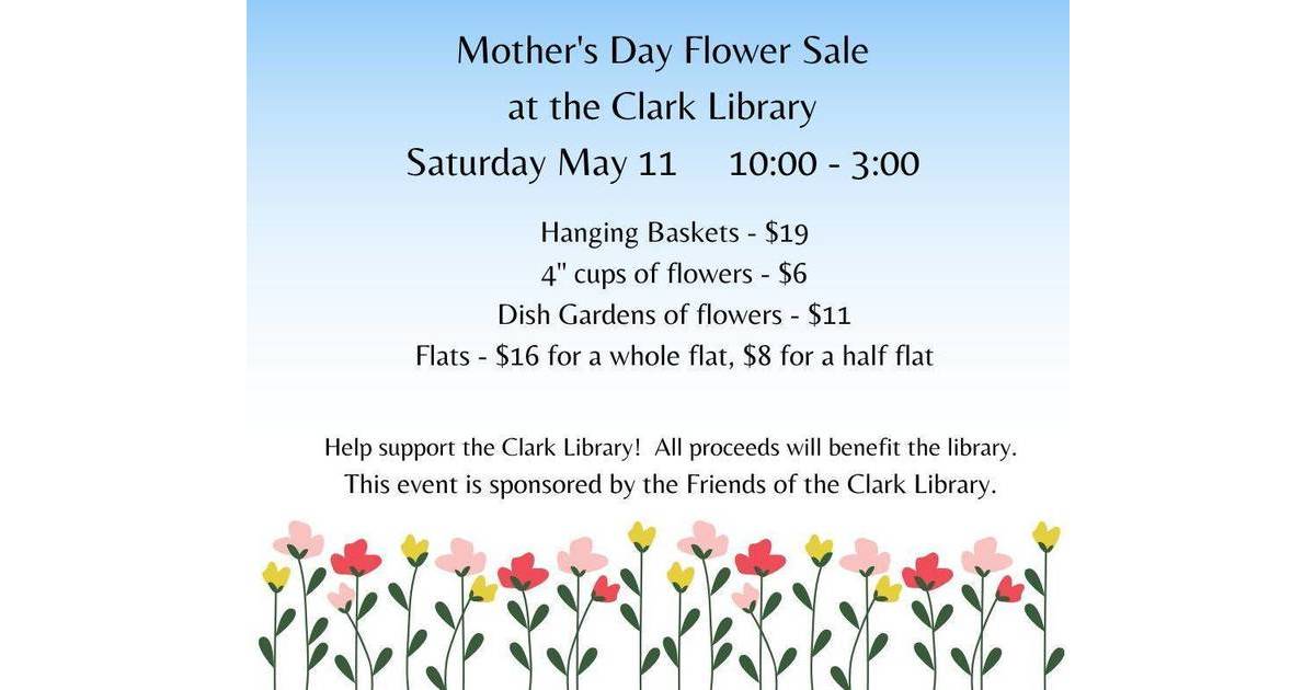 Mother s Day Flower Sale At Clark Public Library Clark NJ News TAPinto mother-s-day-flower-sale-at-clark-public-library-clark-nj-news-tapinto