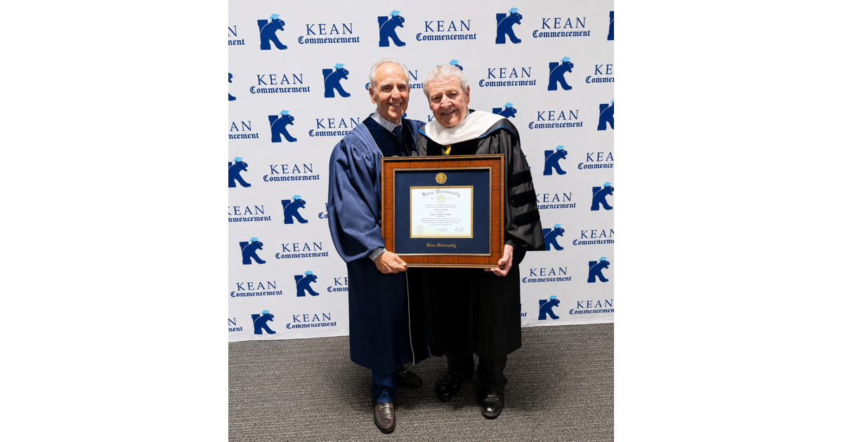 UCNJ Board Chairman Victor Richel Awarded Honorary Doctorate from Kean University