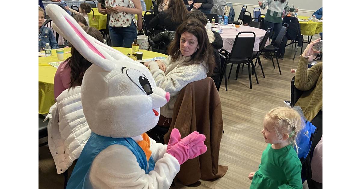 Food and Fun at Mt. Carmel Society Easter Bunny Breakfast and Egg Hunt