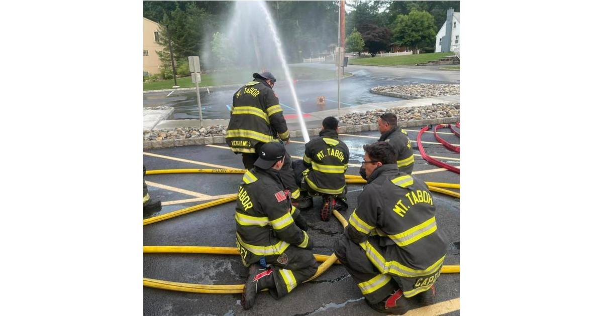 Mt. Tabor Fire Department Hones Hose Advancement Skills Parsippany