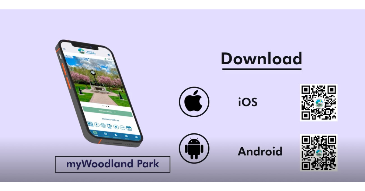 Woodland Park's myWoodlandPark app Now Available for Download Passaic