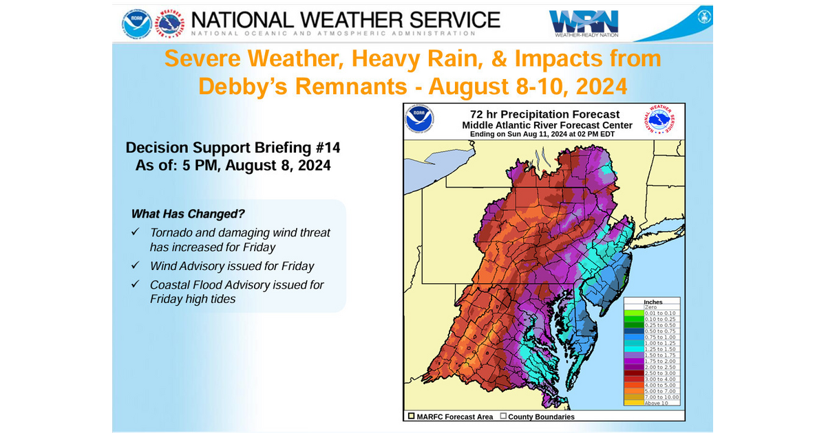 Tornado Watch, High Wind Advisory, Thunderstorm Warning Issued for ...
