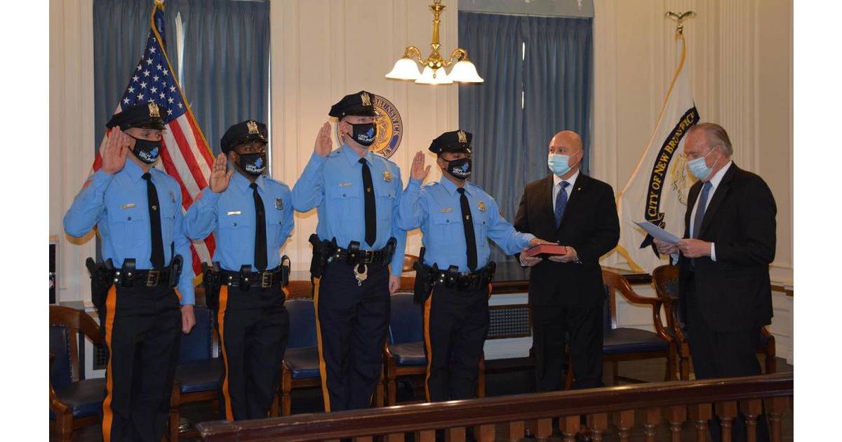 New Brunswick Police Department Four New Officers New