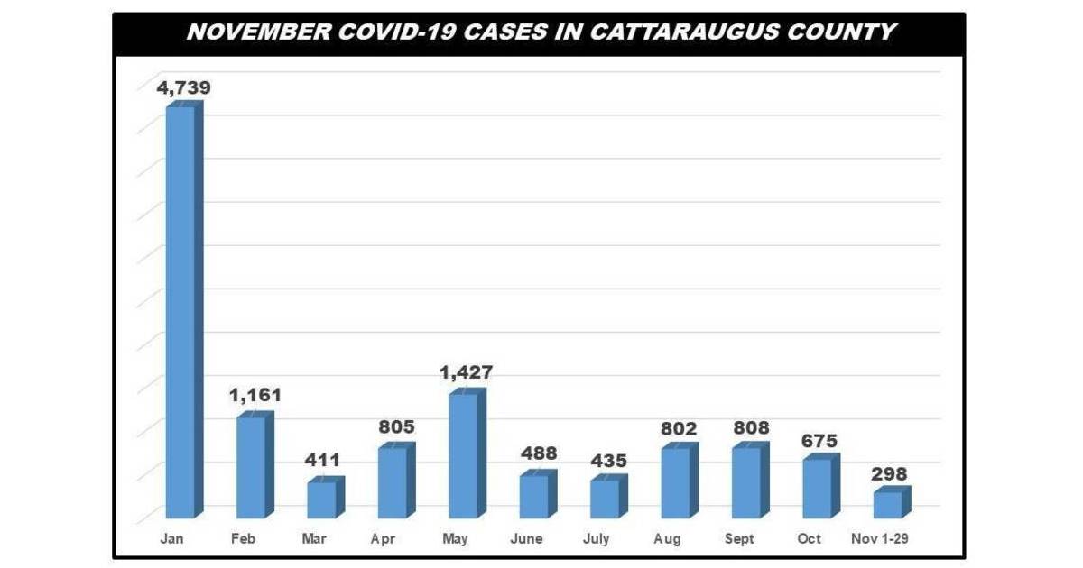 Cattaraugus County Reports 10 New COVID Cases Nov. 29 Greater Olean