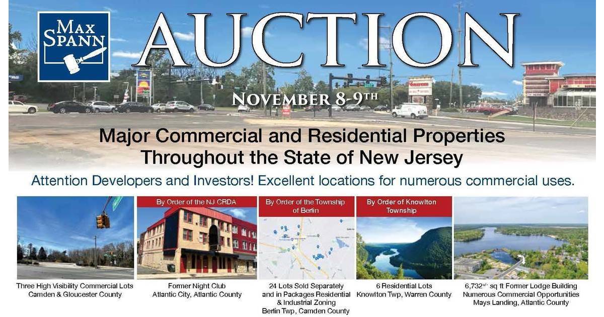 Max Spann Real Estate & Auction Co. Announces TwoDay Fall Auction
