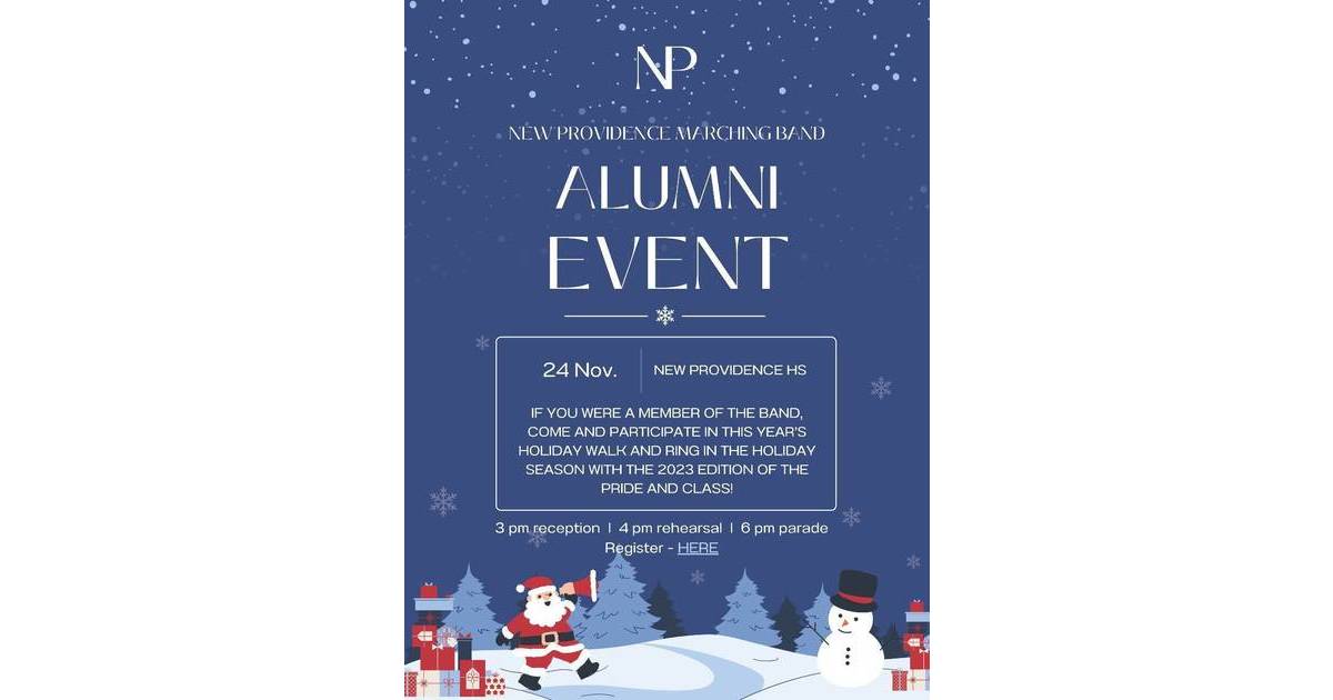 New Providence High School 'Pride and Class' Marching Band Invites