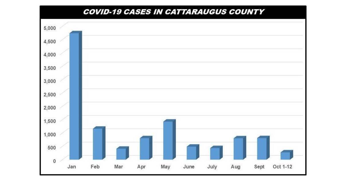 Cattaraugus County Reports 26 New COVID Cases Oct. 12 Greater Olean