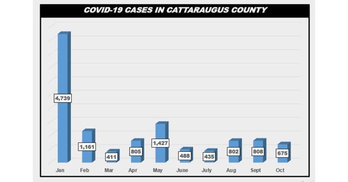 Cattaraugus County Reports 45 New COVID Cases Oct. 2931 Greater