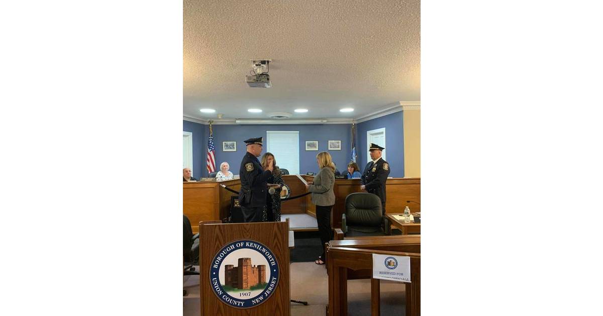 Kenilworth Police Department Promote Officers Kenilworth, NJ News TAPinto