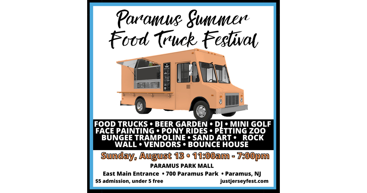The Food Trucks are Rollin into Paramus Park, this Sunday! Paramus