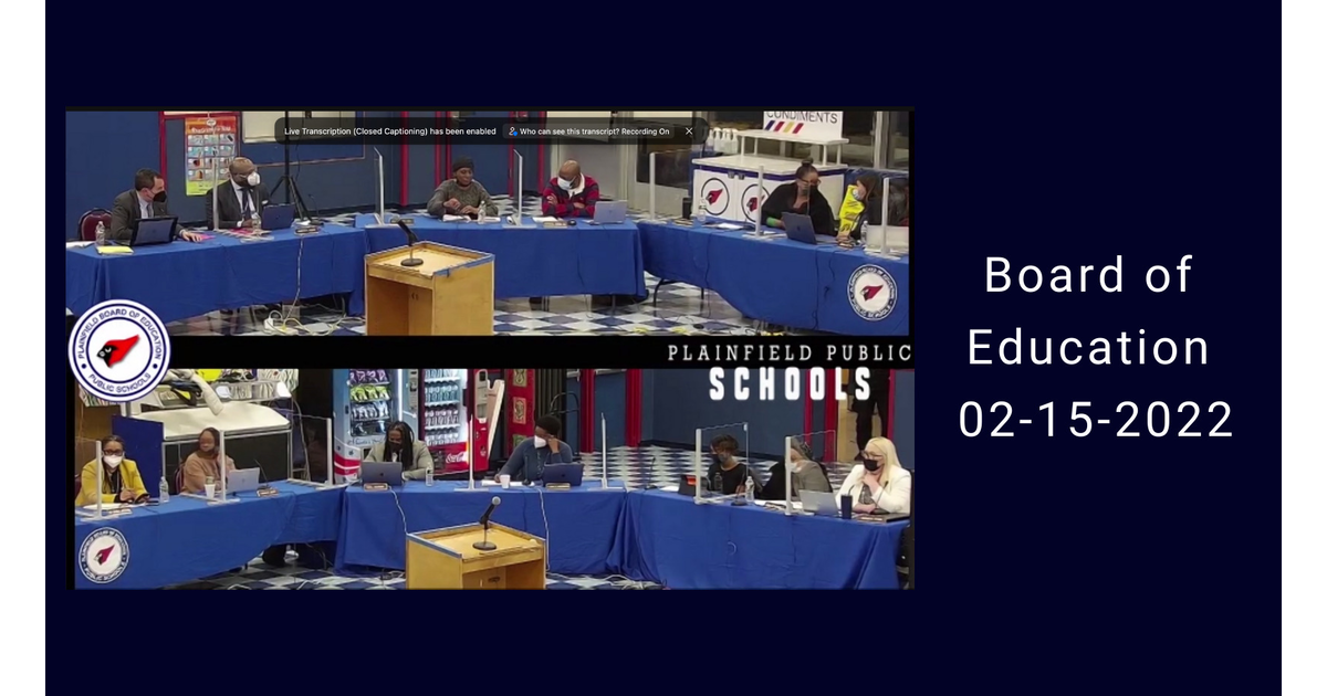 Plainfield Board of Ed News Includes PEA Contract Approval, Employee Suspension Plainfield, NJ