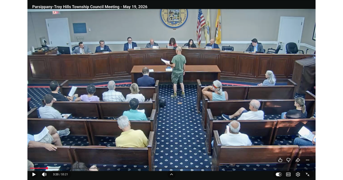 Parsippany Council Meeting Highlights: Traffic Safety, PILOT Concerns ...