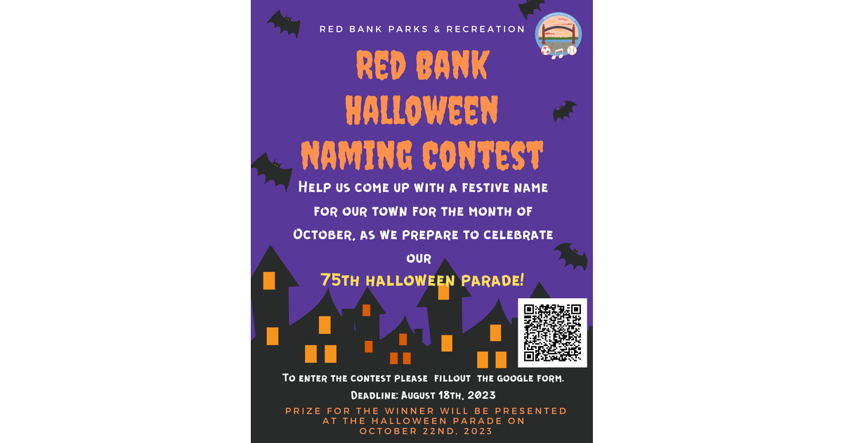 Contest Festive Name for Month of October, the 75 Anniversary of Red Bank’s Halloween Parade