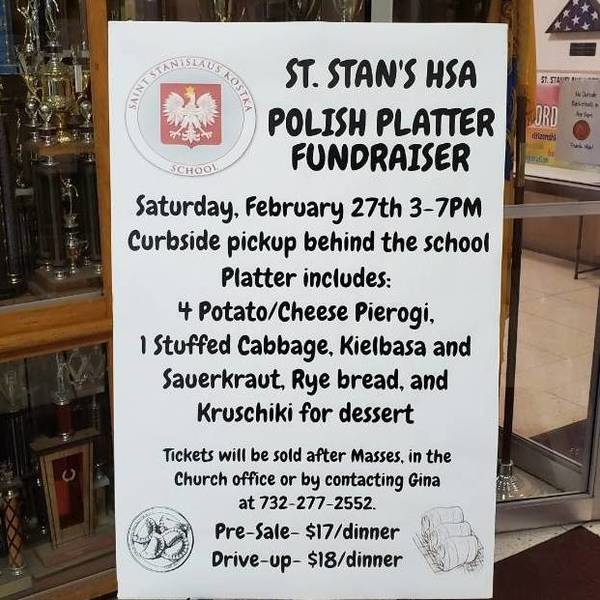 St. Stanislaus Kostka Church to Host HSA Polish Platter Fundraiser on