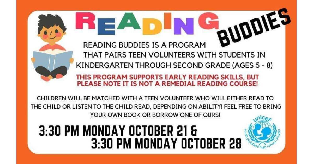 Reading Buddies Program Pairs Teens and Young Readers for Literacy 