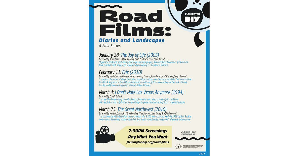 Flemington DIY Announces Film Series Featuring Contemporary Innovative