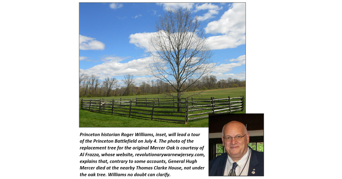 Princeton Battlefield Guide Roger Williams -- Don't Live in the Past ...