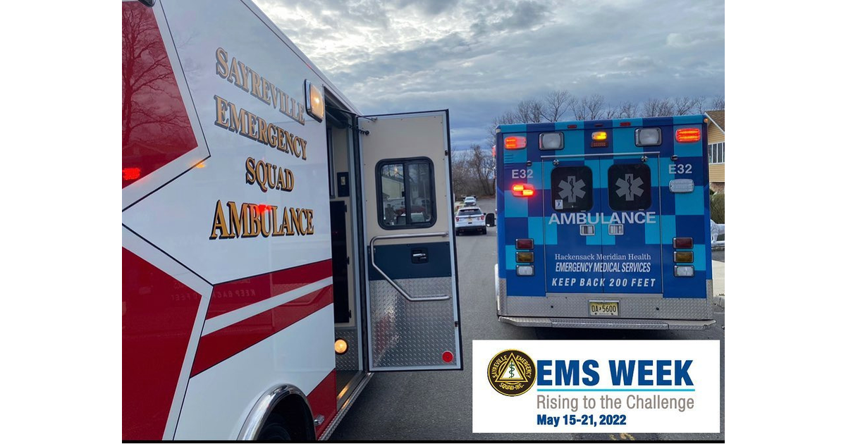 Sayreville Emergency Squad Celebrates National Emergency Medical Services Week Raritan Bay, NJ
