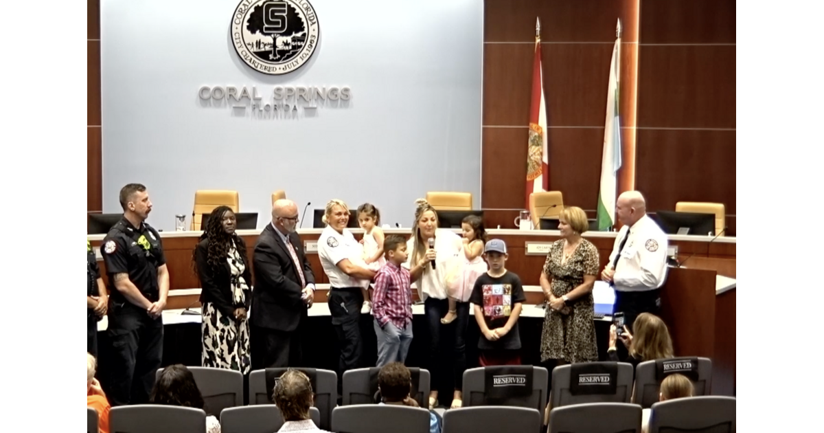 Coral Springs Honors Woman Who Helped Save Children from Drowning