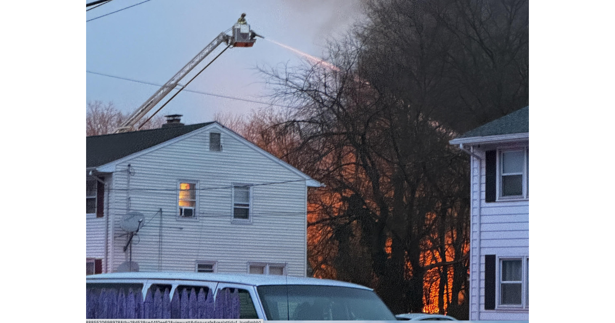 NineAlarm North Brunswick Mattress Warehouse Fire Update East