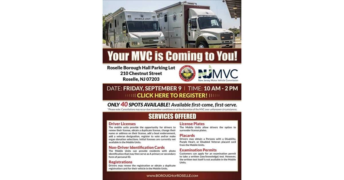 motor-vehicle-mobile-unit-coming-to-roselle-save-time-and-reserve-your