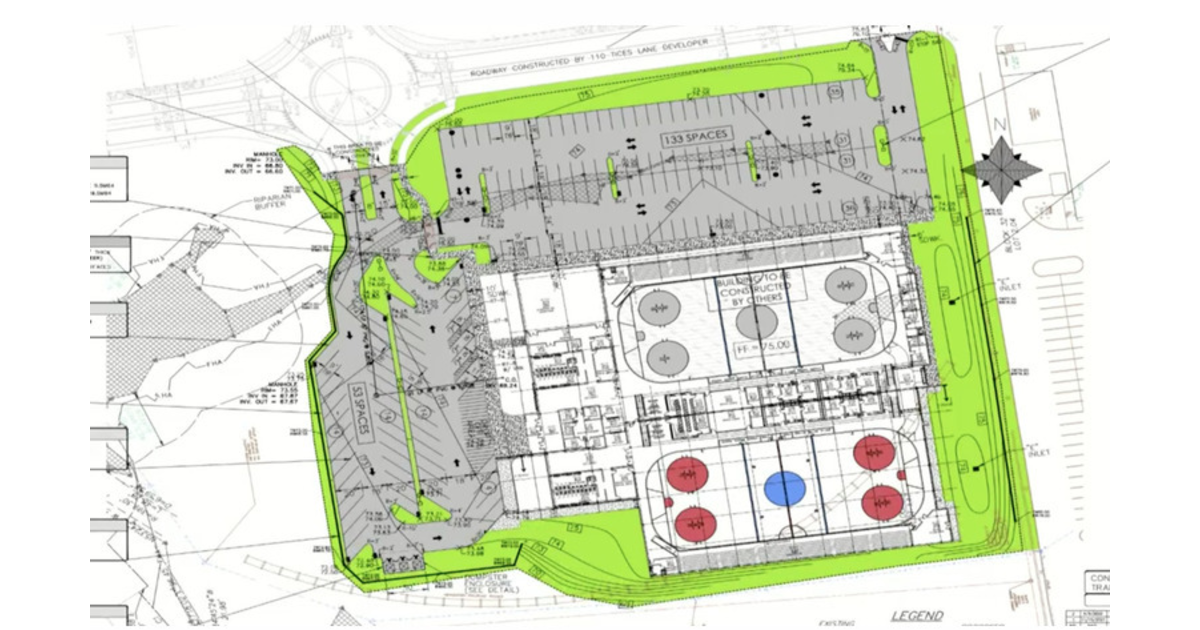 Township to Receive 3Million for Ice Rinks at "Legacy Place" East
