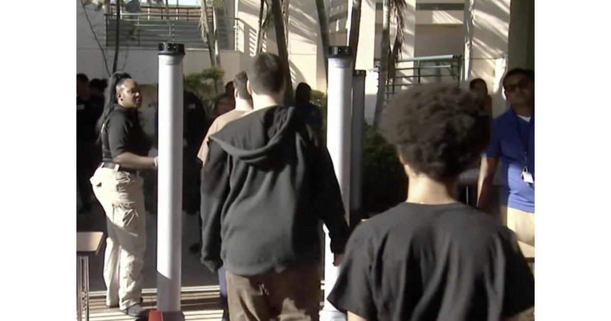 Day Two of Metal Detectors in Broward County Public High Schools Went ...
