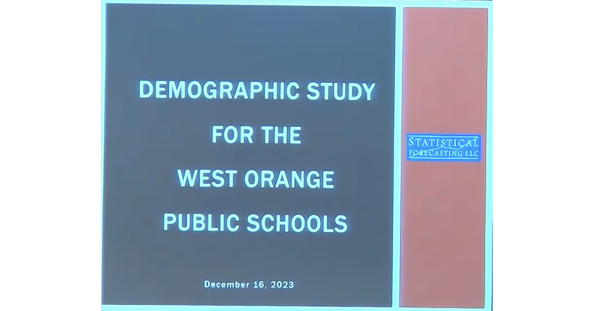School Demographics Expert Shares Report at Town Council Meeting West