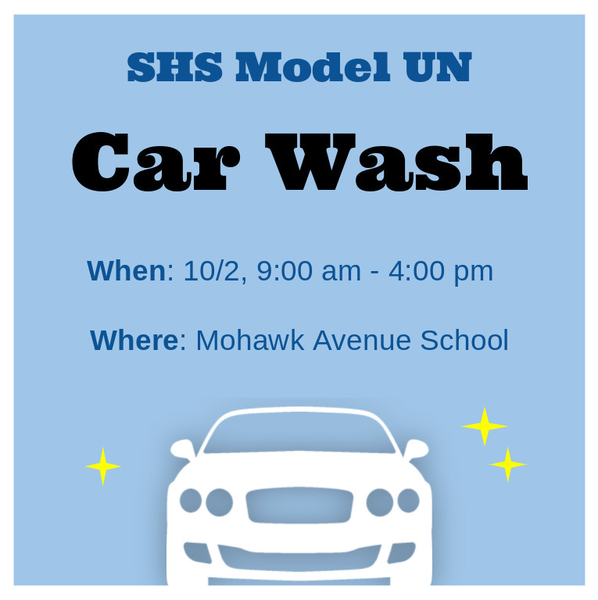 Sparta High School Model UN Car Wash October 2 Sparta, NJ News TAPinto