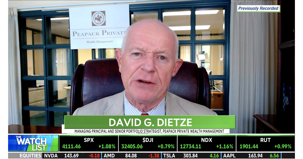 WATCH Peapack Private Wealth's Dietze Talks Meta, AB and Other Picks