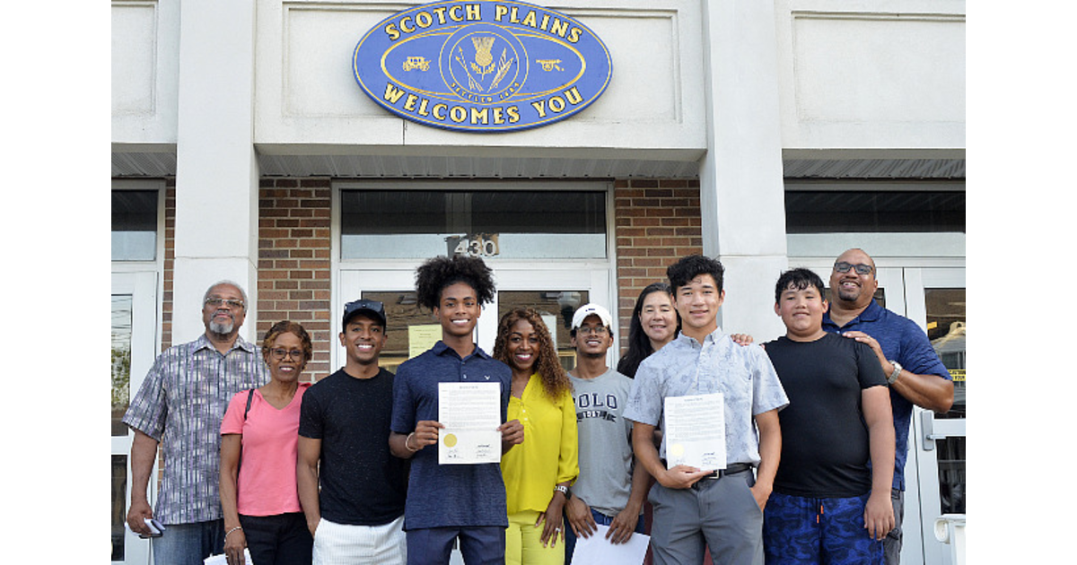 Scotch PlainsFanwood High School Boys Track Team Honored at Township
