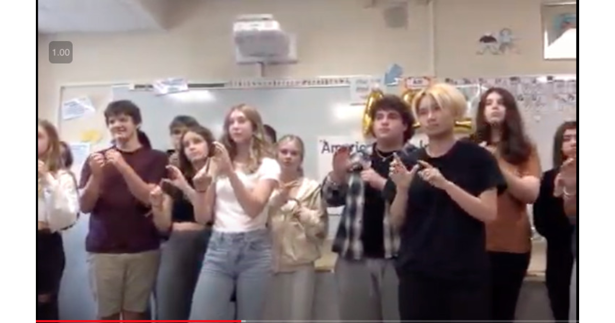 ALJ Students Inducted into American Sign Language Honor Society Clark